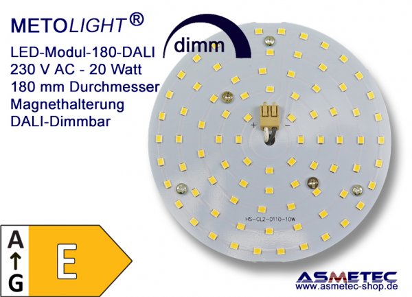 LED-Modul 180-20, 20 Watt - www.asmetec-shop.de