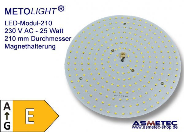 LED-Modul 210-25, 25 Watt - www.asmetec-shop.de