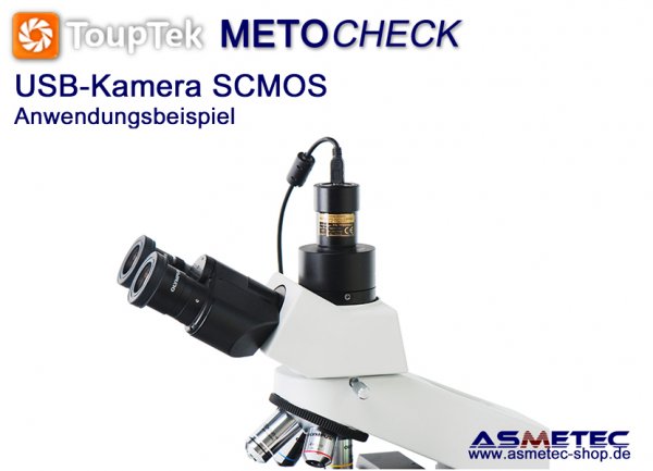Touptek USB-Kamera  SCMOS, 3MPix - www.asmetec-shop.de