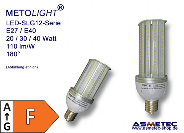 METOLIGHT LED-Strassenlampe SLG12, 30 Watt, IP64 - www.asmetec-shop.de