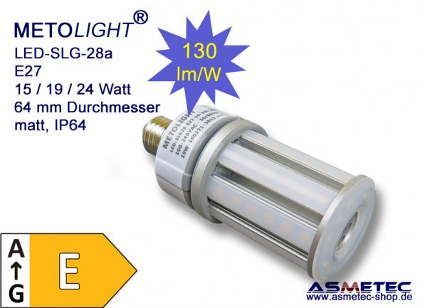 METOLIGHT LED-Lampe SLG28, 19 Watt, 2300 lm, neutralweiß, IP64