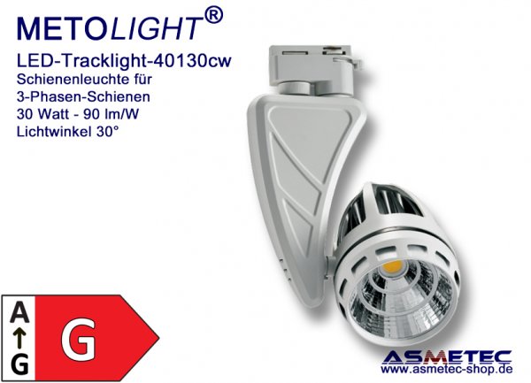 METOLIGHT LED-Tracklight 40130CW, 30 Watt