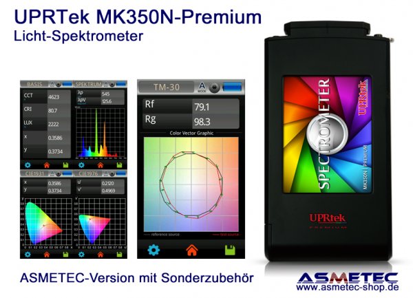UPRtek LED Spectrometer UPRtek MK-350N-Premium - www.asmetec-shop.de