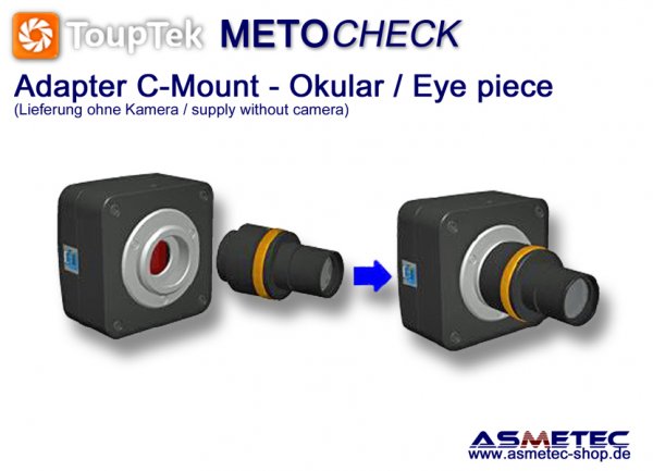 ToupTek AMA037, Adapter C-Mount - www.asmetec-shop.de