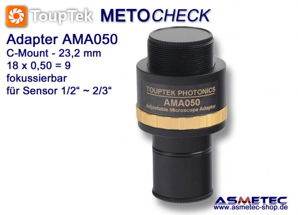 ToupTek AMA050, Adapter C-Mount - www.asmetec-shop.de