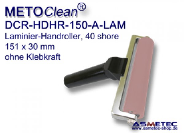 METOCLEAN DCR-Roller HDHE-150-A-Lam, lamination handroller - www.asmetec-shop.de
