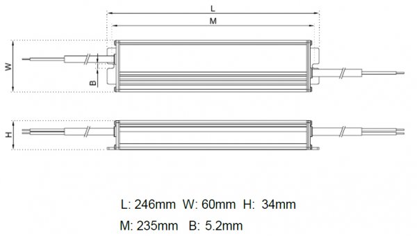 LED-Netzteil GLP - DLG-100-12, 12 VDC, 100 Watt - www.asmetec-shop.de