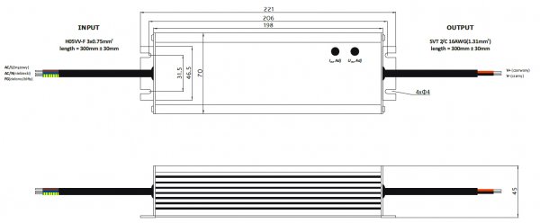 LED-Netzteil GLP - GLG-150-12A, 12 VDC, 150 Watt - www.asmetec-shop.de