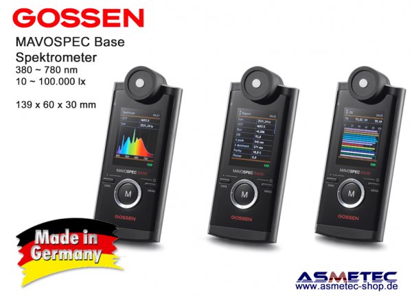 Gossen Mavospec Base, Spektrometer - www.asmetec-shop.de
