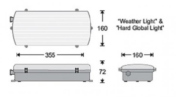 LED-Notleuchte LEL-939-4L