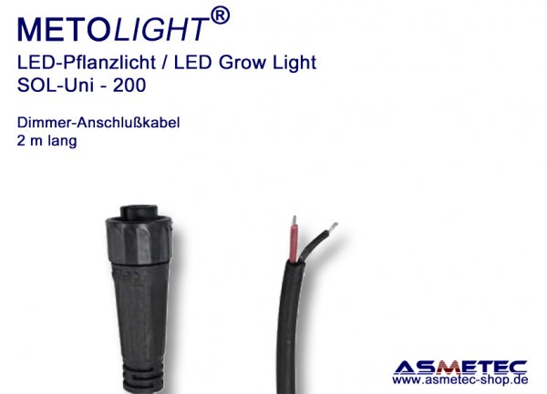 Metolight Growlight Sol-Uni, dimmer-cable