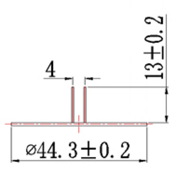 LED-Einsatz G4, 12 Volt, 44 mm Scheibe, 3,0 Watt, kaltweiß