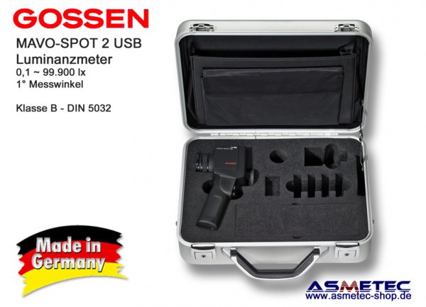 Gossen MAVOspot-2-USB - luxmeter - www.asmetec-shop.de