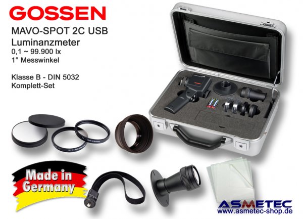 Gossen MAVOspot-2C-USB - luxmeter - www.asmetec-shop.de