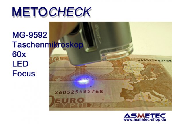 Taschenmikroskop YM9592-60 - www.asmetec-shop.de