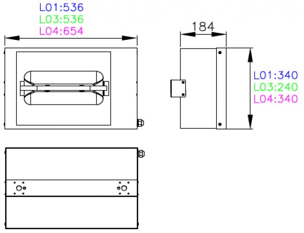MIL-ML01 induction lowbay, IP54