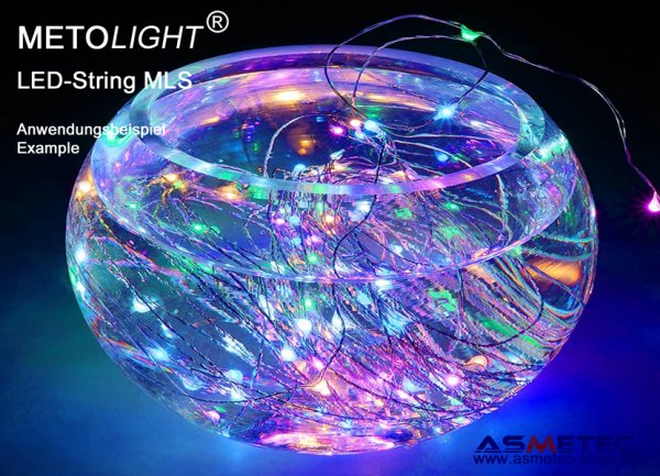 Metolight LED-String, 10 m, 100 Mikro-LEDs - www.asmetec-shop.de