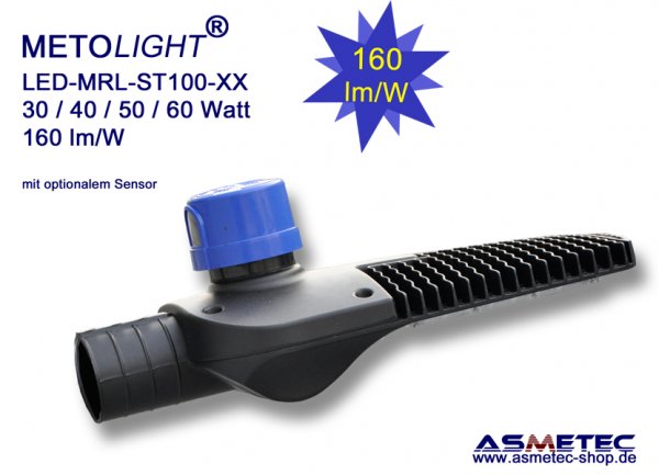 Metolight LED-Straßenleuchte MRL-ST10100, 100 Watt - www.asmetec-shop.de