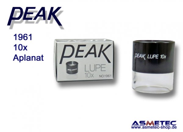 PEAK-1961, Lupe 10fach - www.asmetec-shop.de, peak optics, PEAK-Lupe