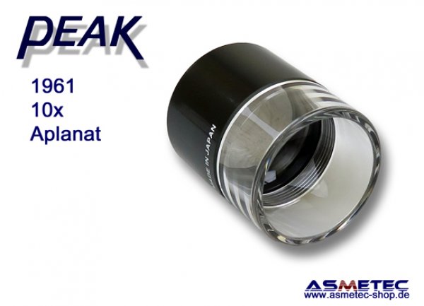 PEAK-1961, Lupe 10x www.asmetec-shop.de, peak optics, PEAK-Lupe