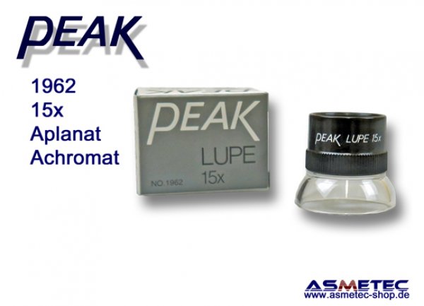 PEAK-1962 Loupe 15fach www.asmetec-shop.de, peak optics, PEAK-Lupe