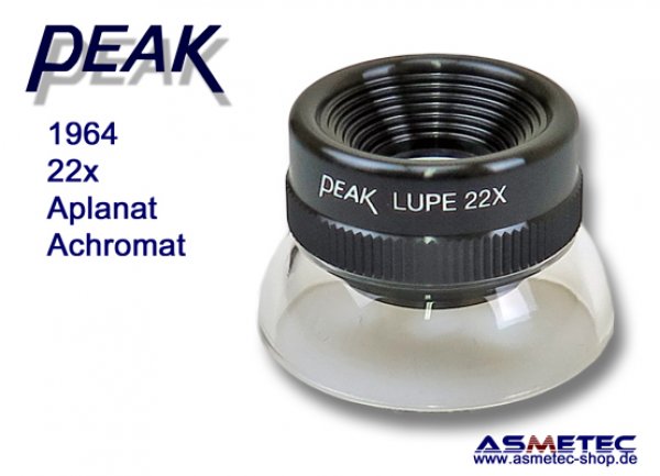 PEAK-1964-L Leuchtlupe 22x, www.asmetec-shop.de