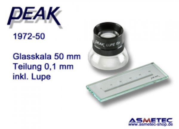 PEAK-1972-50 Glasskala - www.asmetec-shop.de