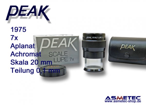 PEAK-1975 Messlupe 7fach - www.asmetec-shop.de, PEAK optics, PEAK-Lupe