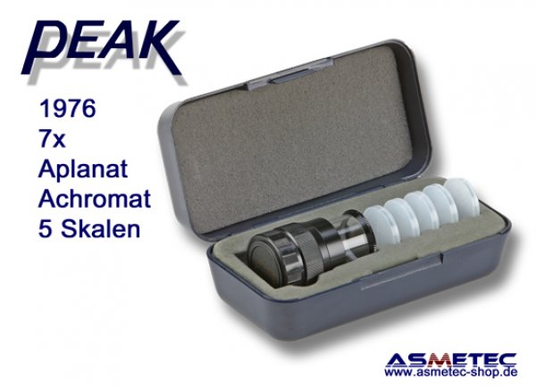 PEAK 1976 Messlupe, Set 7x set, www.asmetec-shop.de, PEAK optics, PEAK-Lupe