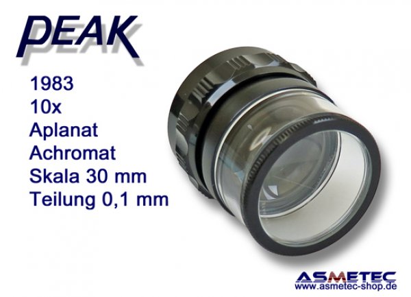 PEAK-1983 Messlupe 10x, www.asmetec-shop.de