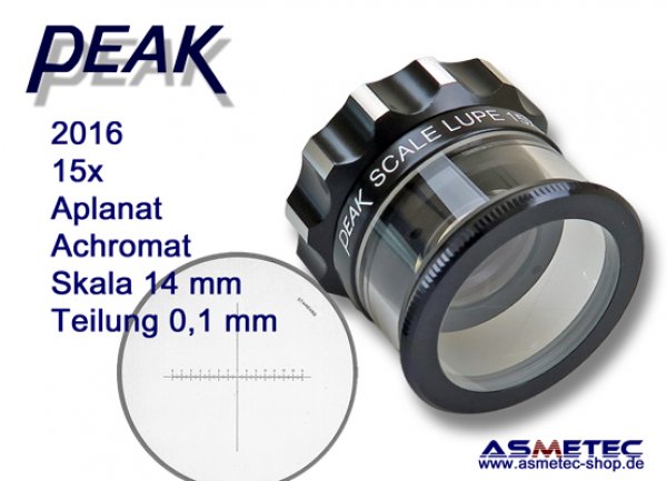 PEAK-2016 Messlupe  15x - www.asmetec-shop.de