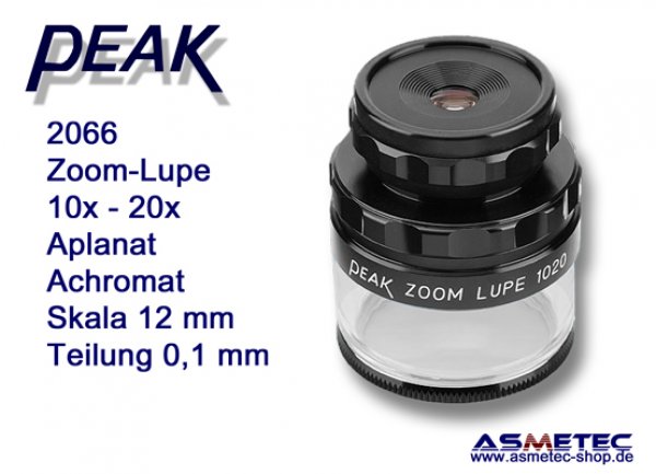 PEAK-2066 (1020)   Zoom Lupe 10-20x - www.asmetec-shop.de