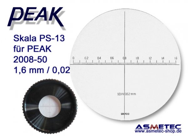 PEAK-Skala 2008-50-PS13 - www.asmetec-shop.de