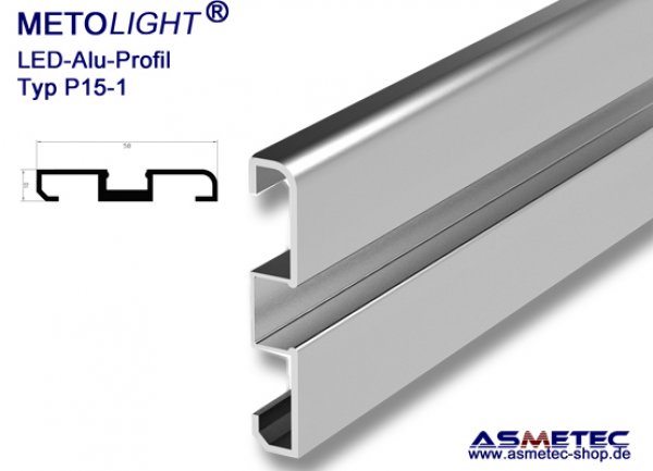 Aluminium-LED-Profil - www.asmetec-shop.de