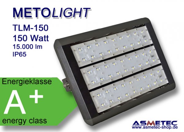 Metolight TLM-150, LED Tunnellicht, 150 Watt, IP65 - www.asmetec-shop.de
