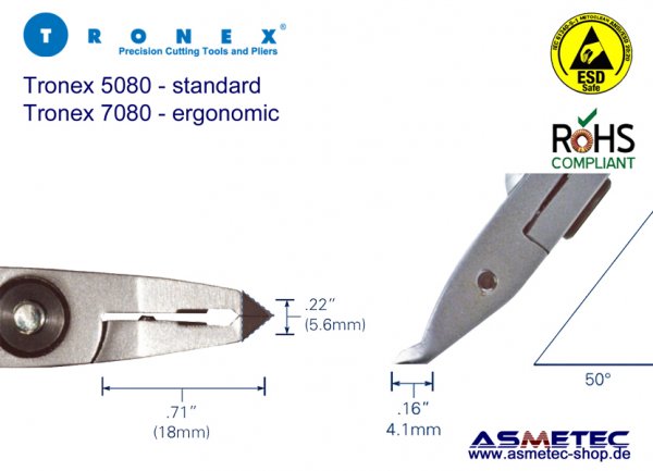 Tronex 5080, kleiner Vornschneider - www.asmetec-shop.de