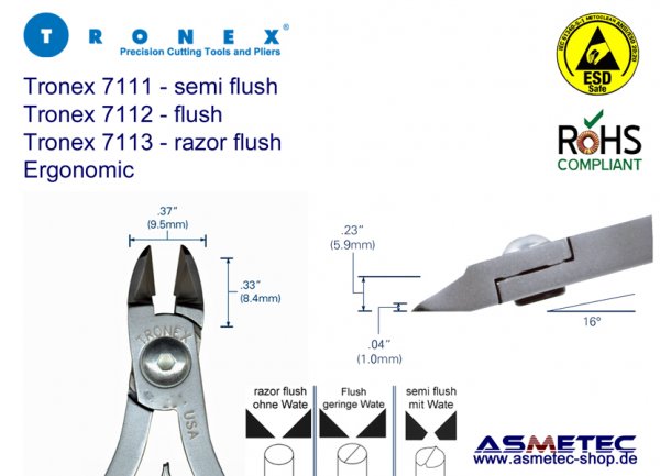 Tronex 7111 - oval head cutter