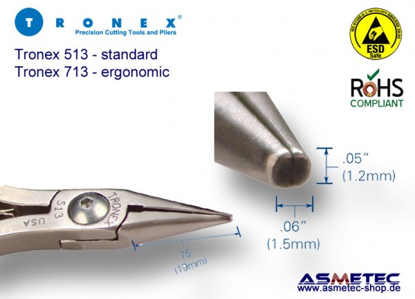 Tronex 713 - chain nose plier