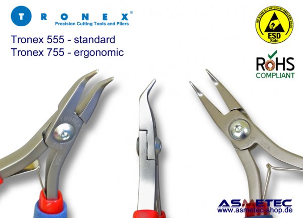 Tronex 755 - bent nose plier - www.asmetec-shop.de