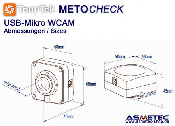Touptek WiFi-Kamera WCAM-1080PA - www.asmetec-shop.de