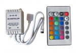 LED-RGB-Steuerung 12 VDC - 72 Watt mit IR-Fernbedienung