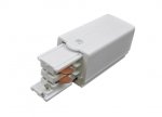Licht track, Power Connector, 3phase, white, left