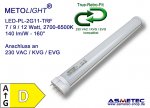 LED-Kompaktröhre 2G11-09-NWM-TRF, 230 Volt, 9 Watt, neutralweiß, D