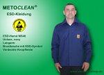 Metoclean ESD-Hemd MS40L-NB-XL, Langarm, navy blau, Größe XL