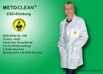 Metoclean ESD-Kittel KL160D-W-L, weiß, Größe L