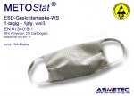 METOSTAT ESD Mund-Nase-Maske 1lagig, weiß, antistatisch