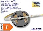 LED-Streifen 2016-24-240A-CCT, 24 VDC, 1200 LEDs, 96 W, IP20, 5 m lang, dual-weiß