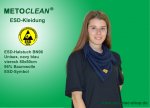 METOCLEAN ESD-Halstuch BN-96-NB, navy blau