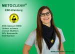 METOCLEAN ESD-Halstuch BN-96-SW, schwarz