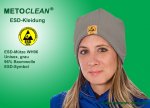 METOCLEAN ESD Wintermütze WH-96-GR, grau